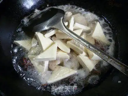 Make Chicken wings and tofu dry step 9