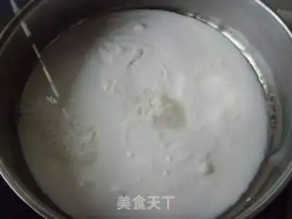 Make Cucumber coconut cream step 1