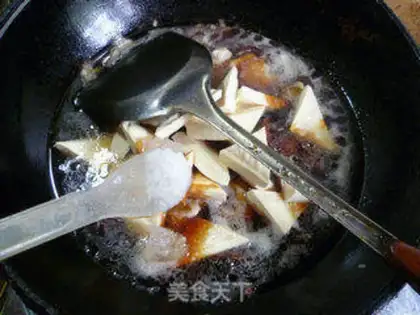 Make Chicken wings and tofu dry step 12