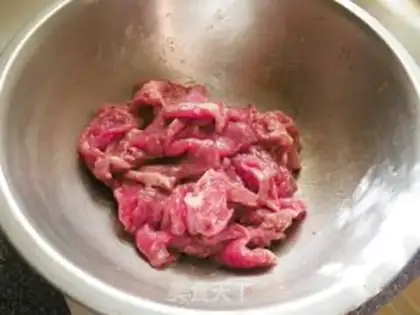 Make Cream beef step 1