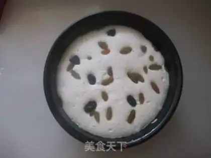 Make raisin rice cake step 5