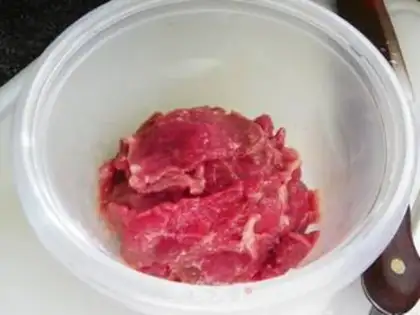 Make Cream beef step 2