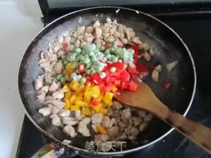 Make Pippi chicken and red beans step 7