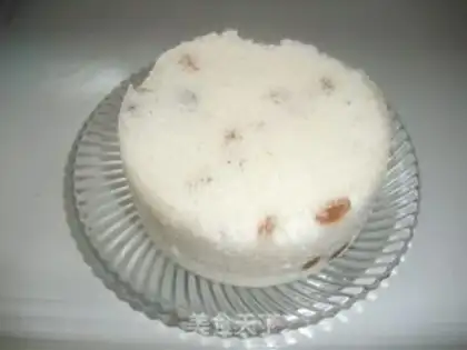 Make raisin rice cake step 6