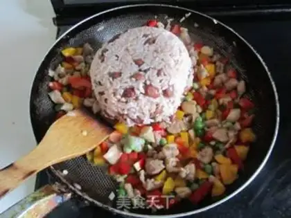 Make Pippi chicken and red beans step 8