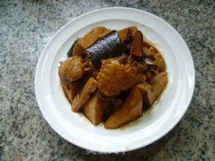 Make Chicken wings and tofu dry step 16