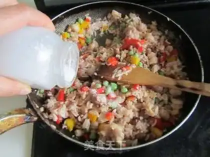 Make Pippi chicken and red beans step 9