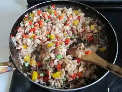 Make Pippi chicken and red beans step 10