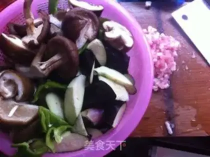 Make Meat and eggplant step 0