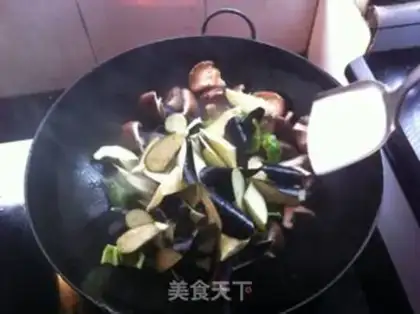Make Meat and eggplant step 2