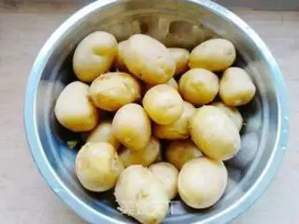 Make ♪ Zipper salt little potatoes ♪ step 2