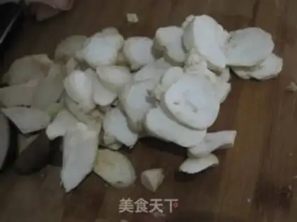 Make Fish tofu abalone mushrooms step 1