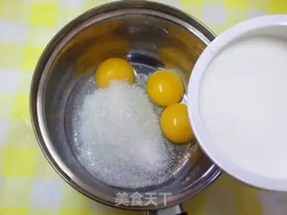 Make Mango ice cream step 1