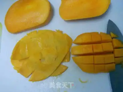 Make Mango ice cream step 4