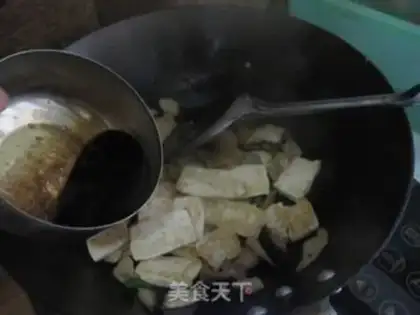 Make Fish tofu abalone mushrooms step 11