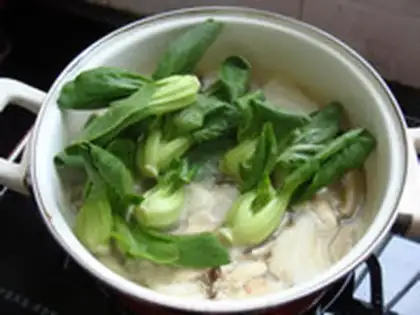 Make Two mushrooms, soup cake step 8