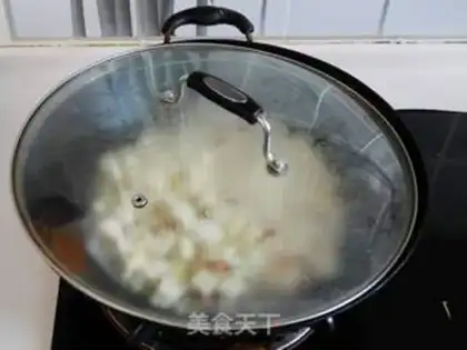 Make Arctic shrimp tofu step 9