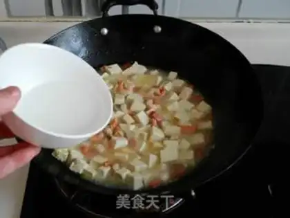Make Arctic shrimp tofu step 11