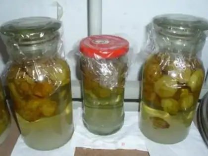 Make Green plum wine step 6