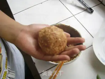 Make Red burning lion head step 9