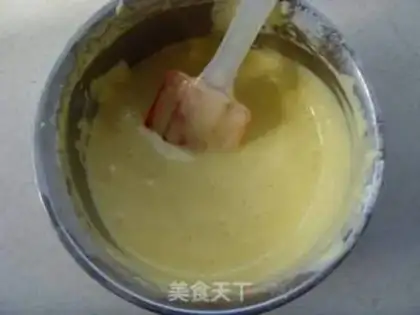 Make Old chicken cake step 4