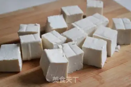 Make Cabbage tofu step 1