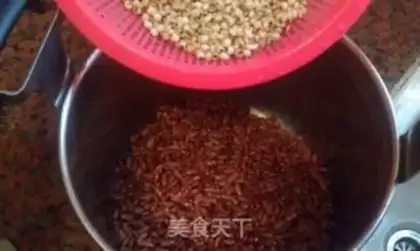 Make Red bean rice congee step 0