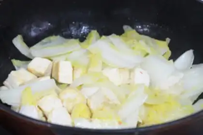 Make Cabbage tofu step 6