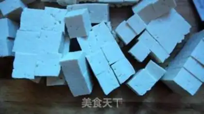 Make Spicy tofu step 1