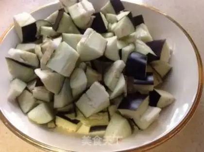 Make Meat and eggplant step 0