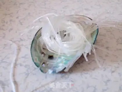 Make Garlic fans steam abalone step 8