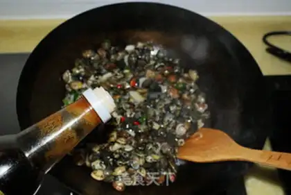 Make Hot-fried flower clams step 8