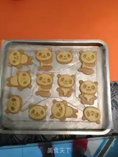 Make Panda cookies step 6