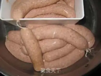 Make Homemade little sausages step 6