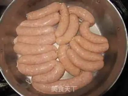 Make Homemade little sausages step 7