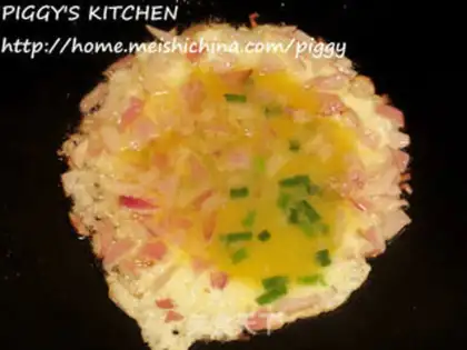 Make Cheese juice and eggs step 2