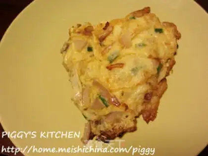 Make Cheese juice and eggs step 4