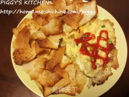 Make Cheese juice and eggs step 5
