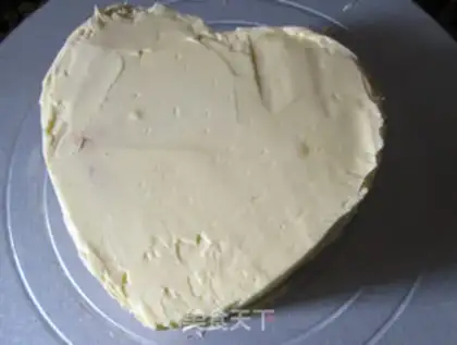 Make Cream cream strawberry cake step 12
