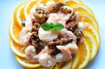 Make Peach shrimp step 11