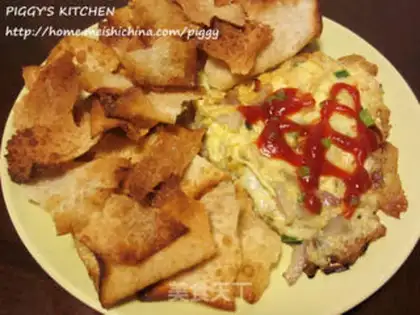 Make Cheese juice and eggs step 6