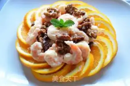 Make Peach shrimp step 12