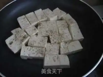Make Eggs fall tofu step 3