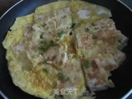 Make Eggs fall tofu step 7