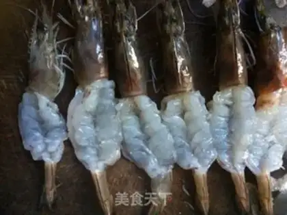 Make Garlic shrimp step 1