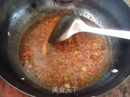 Make Dry-burned yellow fish step 4