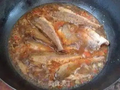 Make Dry-burned yellow fish step 5