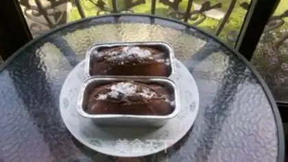 Make Chocolate walnut cake step 5