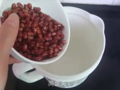 Make Red bean soy step 1