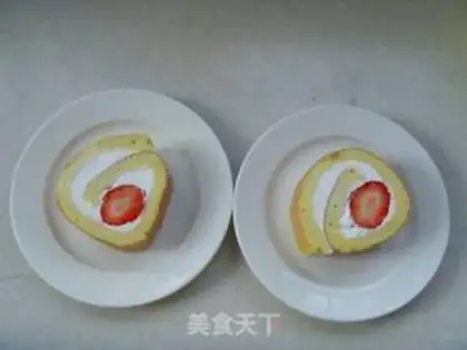 Make Strawberry roll step 15